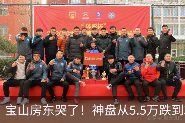 宝山房东哭了！神盘从5.5万跌到3.6万，一套房蒸发170万