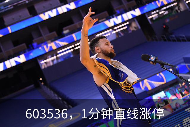 603536，1分钟直线涨停